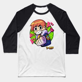 Scott Pilgrim 1-up art Baseball T-Shirt